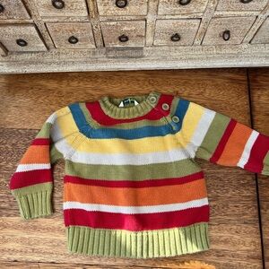 MC baby sweater cotton striped 18 months cozy
